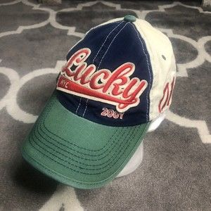 Kbethos Lucky Baseball Hat Embroidered 100 Cotton One Size Cap Adjustable